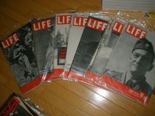 Vintage Life Magazines 1940 
