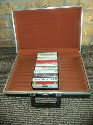 Vintage Briefcase Style Cassette Tape Case