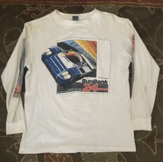 1988 24 Hours Of Daytona Vintage Long Sleeve Shirt (m)