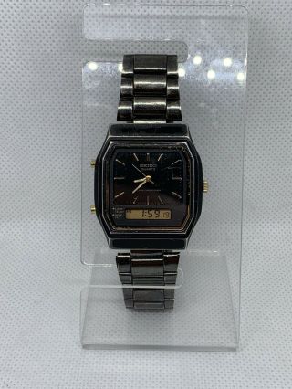Seiko H601 - 5260 Quartz Vintage Rare Wrist Watch Japan Alarm Chronograph Ana - Digi