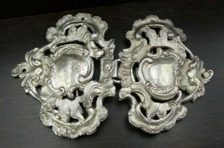 Stunning Large Antique 18th Century Continental Solid Silver Belt Buckle 6