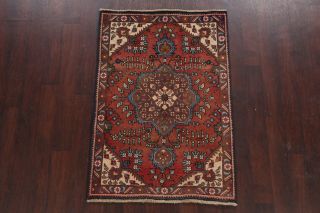 Vintage Floral Tebriz Hand - knotted Traditional Area Rug Wool Oriental Carpet 3x5 2