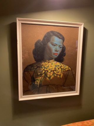 Vintage Green Lady/ Chinese Girl By Vladimir Tretchikoff