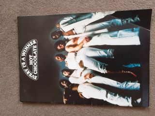 Old Vintage 1970s Hot Chocolate Concert Tour Programme Pop Music 1978