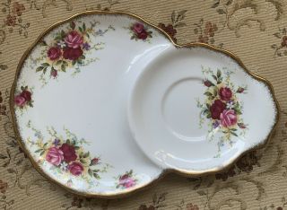 Vintage: Queen Anne Bone Chine England - Tennis Saucer Only (replacement)