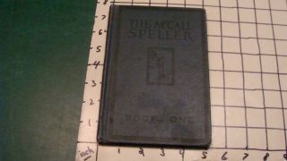 Vintage - 1925 The Mccall Speller Book One,  128pgs