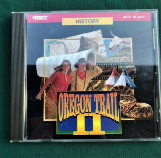 Vintage Oregon Trail 2 Ii Pc Cd Rom Windows 95 / 3.  1x Macintosh Mecc.