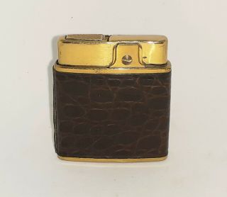 Vintage Prince Gardner Lighter Brown Leather Wrapped Gold Tone Pat 122139 JAPAN 2