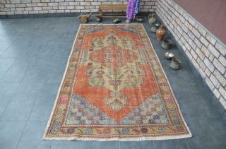 4x6 Classic Hand Knotted Oriental Vintage Wool Traditional Geometric Area Rug