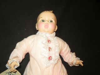 Vintage Gerber Baby Doll Flirty Eye Atlanta Novelty w/ Bear Box (D316) 2