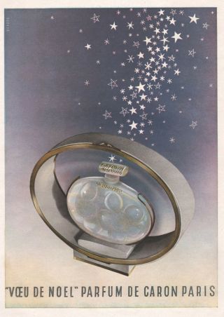 Publicité Parfum Caron Perfume Photo Vintage Print Ad 1949 - 7i