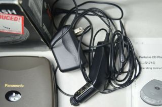 Vintage Panasonic SL - S171C Portable CD Player Car/Portable Walkman MASH XBS 3