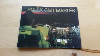 Rolex Gmt - Master Ii Booklet - 1991 Deutsch/german - 16700 16710 16713 16718