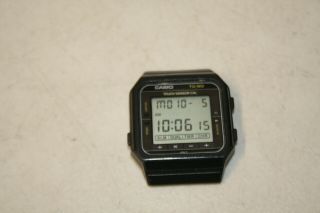 Vintage Casio Tc - 50 Touch Sensor Calculator Watch Japan -