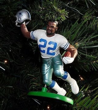 Emmitt Smith Dallas Cowboys Football Nfl Tree Xmas Ornament Holiday Vtg Jersey 5