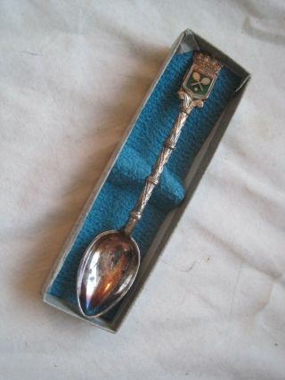 Rare Collectable Vintage Silver Plated Wimbledon Souvenir Spoon Tennis Boxed