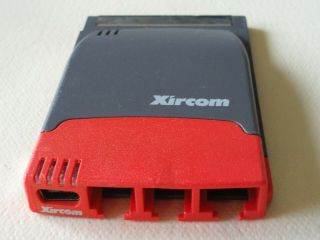 Vintage Xircom Realport Pcmcia Ethernet,  Modem 56 Rem56g - 10 For Older Laptops