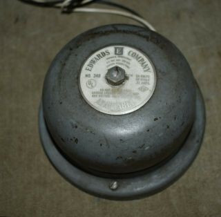 Vintage Edwards Company Adaptabel No.  340 School Bell / Wall Mount Alarm