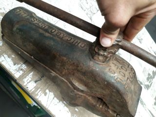 Vintage Cole Tool Mfg Chicago Heights Illinois No.  11 Vise Antique Rare