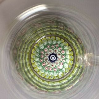 Antique millefiori glass tankard or mug late 19th century Not paperweight 2