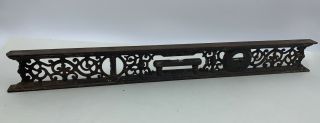 Antique Cast Iron 24 " M.  W.  Robinson Davis No.  49 Inclinometer Plumb & Level