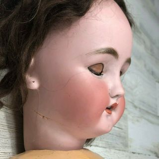 Antique CM Bergmann Simon Halbig 13 1/2 Head Doll Composition Body 30 