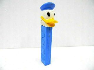 Vintage Pez Dispenser Donald Duck Walt Disney Production No Feet Made In Austria