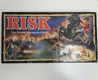 Risk The World Conquest Battlefield Board Game Parker Bros Vintage 1993 Complete