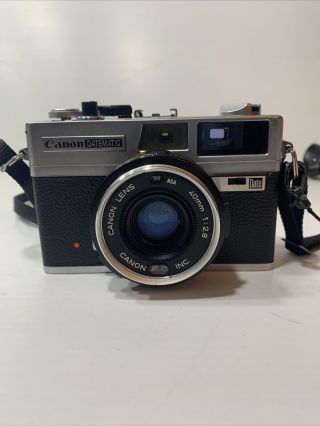 Vintage Canon Datematic Rangefinder 35mm Film Camera