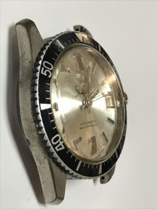 VINTAGE SHEFFIELD AUTOMATIC DIVER MEN’S WATCH SWISS DAY DATE SHOCK RESISTANT 3