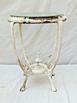 Antique Victorian Cast Iron Garden Table Small Size