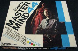 Vintage Master Mind 44 Game Of Logic By Invicta 1977 100 Complete 4 Player
