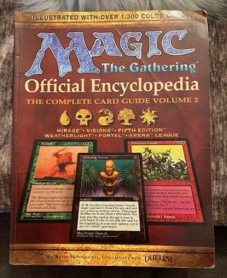 Magic The Gathering Official Encyclopedia Vol 2 Wotc Mtg Vintage