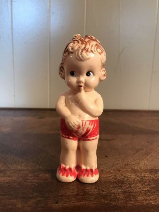 Vintage Antique Ideal Kewpie Doll Hard Plastic Rattle