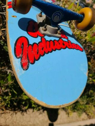 Vintage World Industries Red Baron Flameboy Deck 7.  75” Skateboard Complete 1999 4
