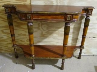 Vintage Carved Wooden Console Table