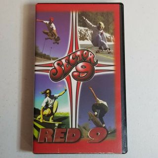 Sector 9 Red 9 (vhs,  1998) Skateboard Video Tape Rare Vintage Skateboarding