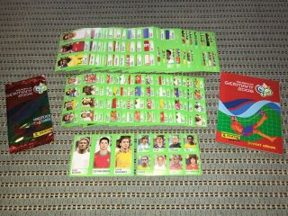 2006 Panini World Cup Mini Sticker Complete Set 323 Stickers Ronaldo Messi Rc