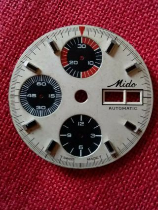 Mido Automatic Chronograph Valjoux 7750 Dial 29mm