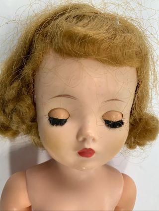 Vintage Madame Alexander Doll Cissy BLONDE Pretty But Need TLC 1 6