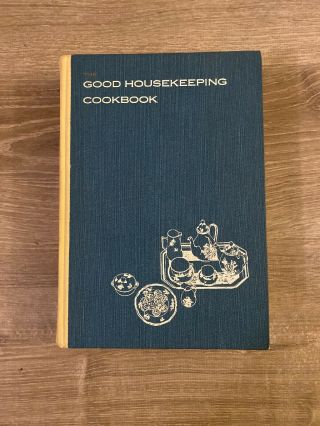 Vintage The Good Housekeeping Cookbook 1963,  Hardcover,  Recipes