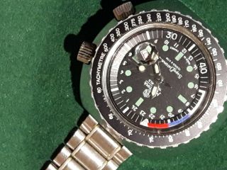 Mortima Datomatic 15 Jewels Tachymetre Rated For 6atm Keeps Perfect Time.