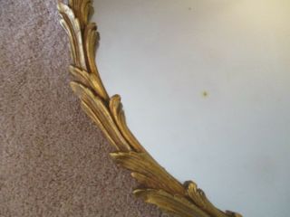 large louis XVI french style gilt wood frame antique console mirror 3 ' 6