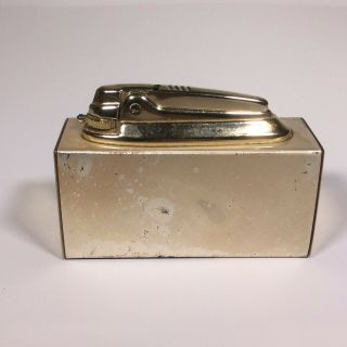 Vintage Ronson Gold Tone Table Lighter Not Made In England