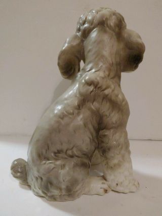 Vintage Large Lefton Poodle Dog Figurine Japan H 5221,  Gray,  Tall,  Gift Idea 3