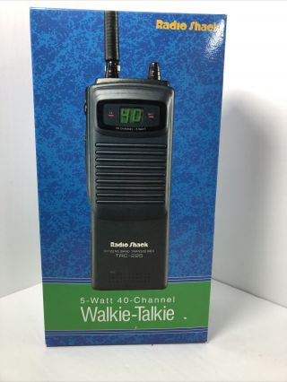 Vintage Radio Shack Trc - 225 Walkie - Talkie 5 Watt 40 Channel