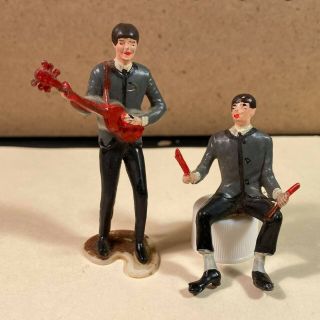 Vintage Beatles Go - Go Swingers Wilton Cake Decoration Toppers
