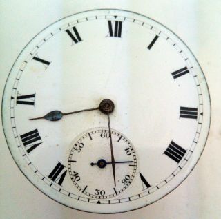 Lancashire Watch Company Keyless 7 Jewel Pocket Watch Movement 1897 Gwo
