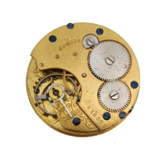 Lancashire Watch Company Keyless 7 Jewel Pocket Watch Movement 1897 GWO 2