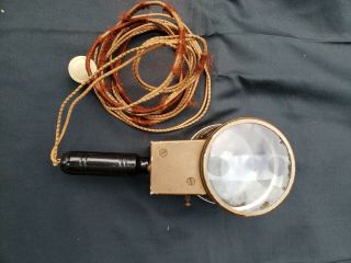 Unique Vintage Electro - Lens Model " A " Lighted Magnifying Glass